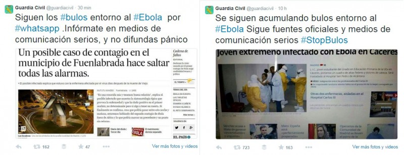 Alguno de de bulos y #hoax enviados por whatsapp