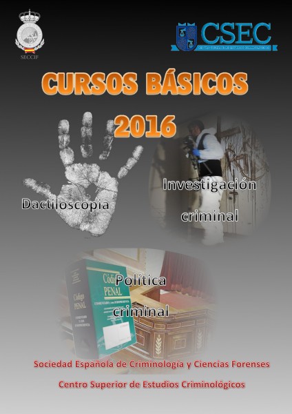 Cursos básicos de criminología 2016