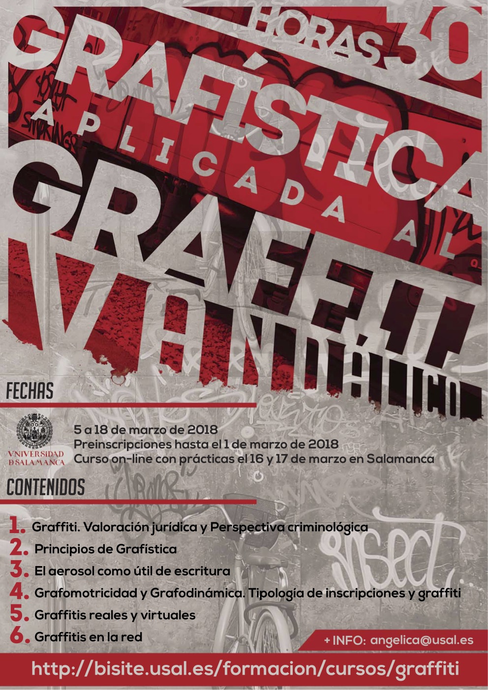 Grafística aplicada al graffiti vandálico